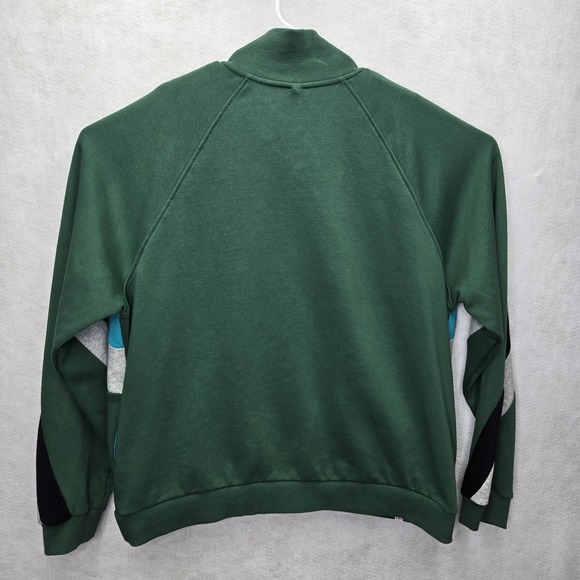 Lego Mens Sz XL Green Blue Black Gray Full Zip Hoodless Sweatshirt Target Collab - Picture 6 of 11